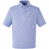Custom Mens Sun Surfer Slub Polo Vintage Mavi