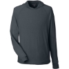 Custom Unisex JAQ Stretch Performance Hooded Long Sleeve T-Shirt Carbon