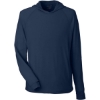 Custom Unisex JAQ Stretch Performance Hooded Long Sleeve T-Shirt Classic Navy