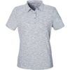 Custom Womens Eclipse Jacquard Polo Black Heather