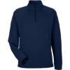 Custom Mens Rhythm Waffle Quarter-Zip Pullover Classic Navy