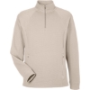 Custom Mens Rhythm Waffle Quarter-Zip Pullover Oatmeal