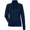 Custom Womens Rhythm Waffle Cross-Neck Pullover Classic Navy