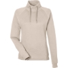 Custom Womens Rhythm Waffle Cross-Neck Pullover Oatmeal