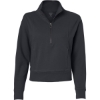 Custom Womens Mantra Half-Zip Ottoman Pullover Carbon