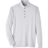 Custom Mens JAQ Stretch Performance Snap-Neck Pullover Platinum