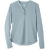 Custom Womens JAQ Stretch Performance V-Neck Snap Pullover Opal Blue