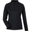 Custom Womens Revive Coolcore® Quarter-Zip Pullover Black