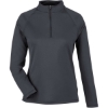 Custom Womens Revive Coolcore® Quarter-Zip Pullover Carbon