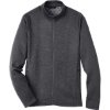 Custom Mens Flux 2.0 Full-Zip Jacket Black Heather/ Carbon