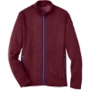 Custom Mens Flux 2.0 Full-Zip Jacket Burgundy Heather/ Olympic Blue