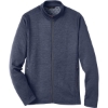 Custom Mens Flux 2.0 Full-Zip Jacket Classic Navy Heather/ Carbon