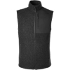 Custom Mens Aura Sweater Fleece Vest Black/ Black