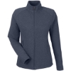 Custom Womens Spirit Textured Full-Zip Classic Navy Heather
