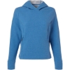 Custom Womens Spirit Textured Hooded Pullover Light Nautical Blue Heather