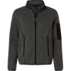 Custom Womens Jasper Full-Zip Fleece Jacket Black/ Grey