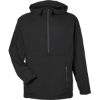 Custom Mens Aura Lightweight Packable Anorak Black/ Carbon