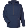 Custom Mens Aura Lightweight Packable Anorak Classic Navy/ Carbon