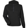 Custom Womens Aura Lightweight Packable Anorak Black/ Carbon