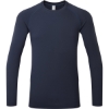 Custom Mens Unstoppable Fresh Long Sleeve Underscrub Base Layer T-Shirt Navy Heather
