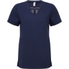 Custom Womens Limitless V-Neck Stretch Scrub Top Navy