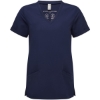 Custom Womens Invincible V-Neck Stretch Scrub Top Navy