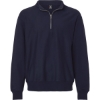 Custom Mens Beefy® Sweats Premium Heavyweight Quarter-Zip Sweatshirt Athletic Navy