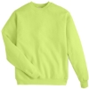 Custom Unisex EcoSmart® Crewneck Sweatshirt Safety Green