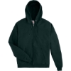 Custom Unisex EcoSmart® Full-Zip Hooded Sweatshirt Deep Forest
