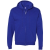 Custom Unisex EcoSmart® Full-Zip Hooded Sweatshirt Deep Royal