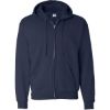 Custom Unisex EcoSmart® Full-Zip Hooded Sweatshirt Navy