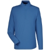 Custom Mens Bandon Quarter-Zip Pullover Lake Blue