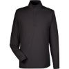 Custom Mens Bandon Quarter-Zip Pullover Puma Black