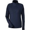 Custom Womens Bandon Quarter-Zip Pullover Navy Blazer