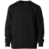 Custom Toddler Lightweight Special Blend Crewneck Sweatshirt Black