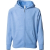 Custom Toddler Lightweight Special Blend Raglan Zip Hood Pacific