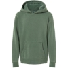 Custom Youth Midweight Pigment-Dyed Hooded Sweatshirt Pigment Alpine Green