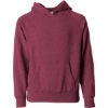 Custom Youth Lightweight Special Blend Raglan Hooded Sweatshirt Crimson