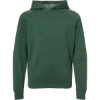Custom Youth Lightweight Special Blend Raglan Hooded Sweatshirt Moss