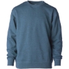 Custom Youth Lightweight Special Blend Crewneck Sweatshirt Storm Blue Heather
