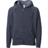 Custom Youth Lightweight Special Blend Raglan Zip Hood Midnight