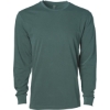 Custom Unisex Premium Long Sleeve T-Shirt Pigment Alpine Green