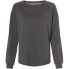 Custom Womens California Wave Wash Crewneck Sweatshirt Shadow