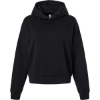 Custom Womens California Wave Wash Sunday Hooded Sweatshirt Black
