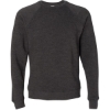 Custom Unisex Special Blend Raglan Crewneck Sweatshirt Carbon