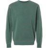 Custom Unisex Midweight Pigment-Dyed Crewneck Sweatshirt Pigment Alpine Green
