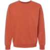 Custom Unisex Midweight Pigment-Dyed Crewneck Sweatshirt Pigment Amber