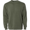 Custom Unisex Midweight Pigment-Dyed Crewneck Sweatshirt Pigment Army