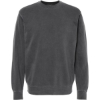 Custom Unisex Midweight Pigment-Dyed Crewneck Sweatshirt Pigment Black