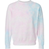 Custom Unisex Midweight Tie-Dyed Crewneck Sweatshirt Tie Dye Cotton Candy